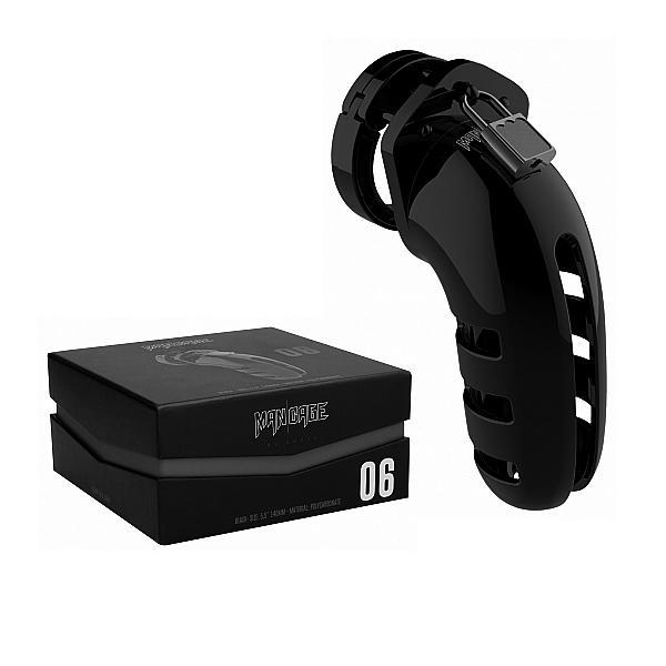 Mancage Model 06 Chastity 5.5'' Cock Cage Black - Temptations