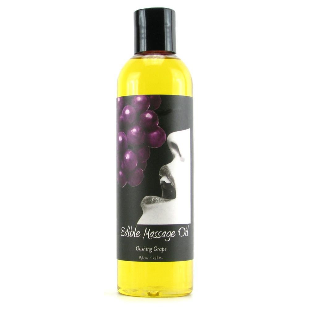 Massage Oil Edible Grape 8 oz. - Temptations