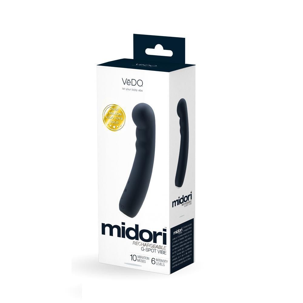 Midori Rechargeable Gspot Vibe Just Black - Temptations