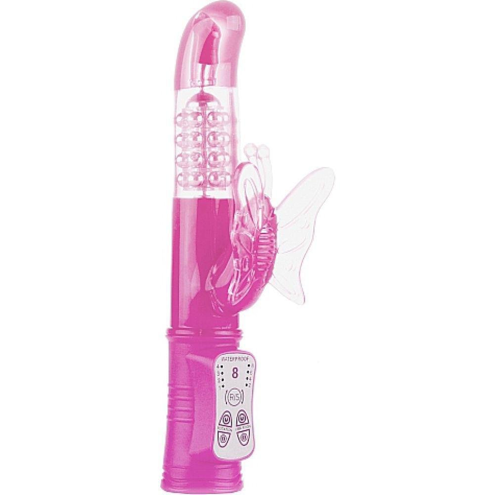 MIMI butterfly vibrator - rotating dual motors - Pink - Temptations