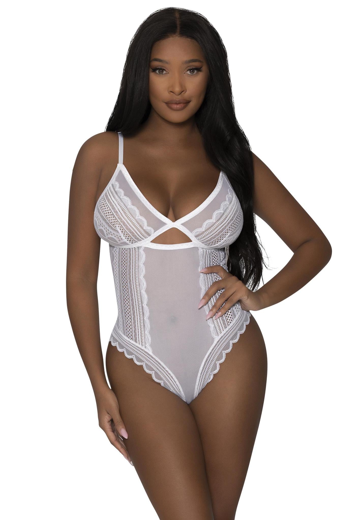 MS Cheeky Teddy White Med - Temptations