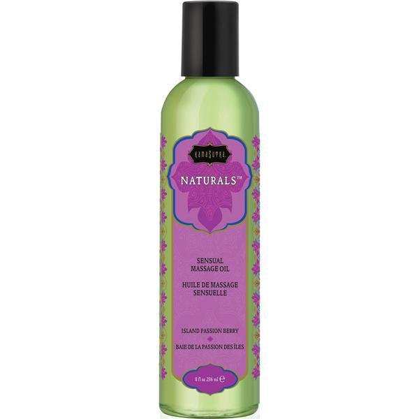 Naturals Massage Oil Island Passion Berry 8 oz. - Temptations
