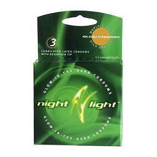Night Lite Glow Condom - Temptations