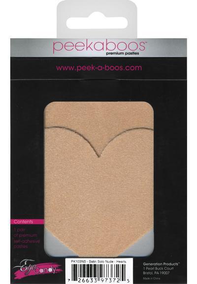 NUDE SATIN HEART - 2PK - Temptations