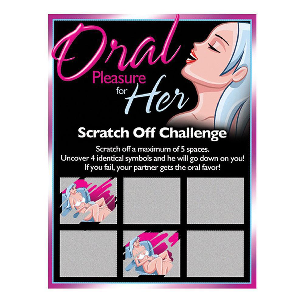 ORAL PLEASURE FOR HER SCRATCH OFF CHALLENGE - Temptations