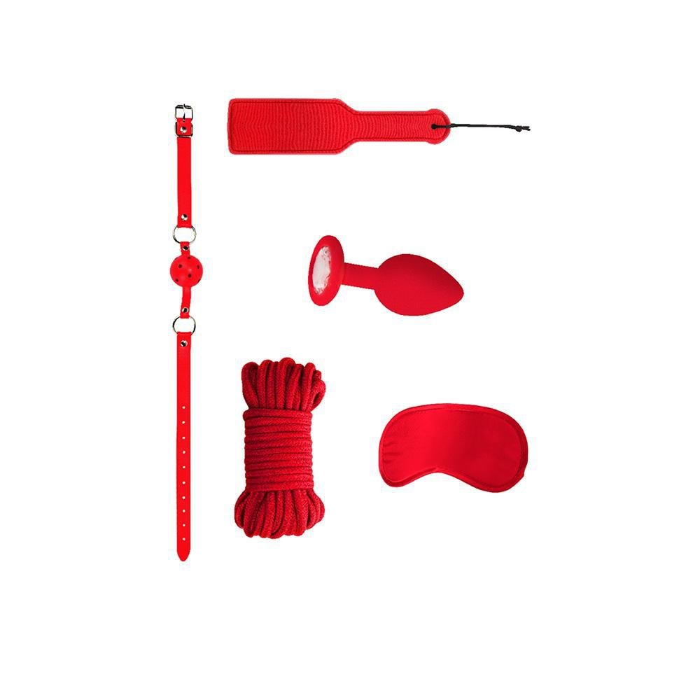 Ouch! Introductory Bondage Kit #5 Red - Temptations
