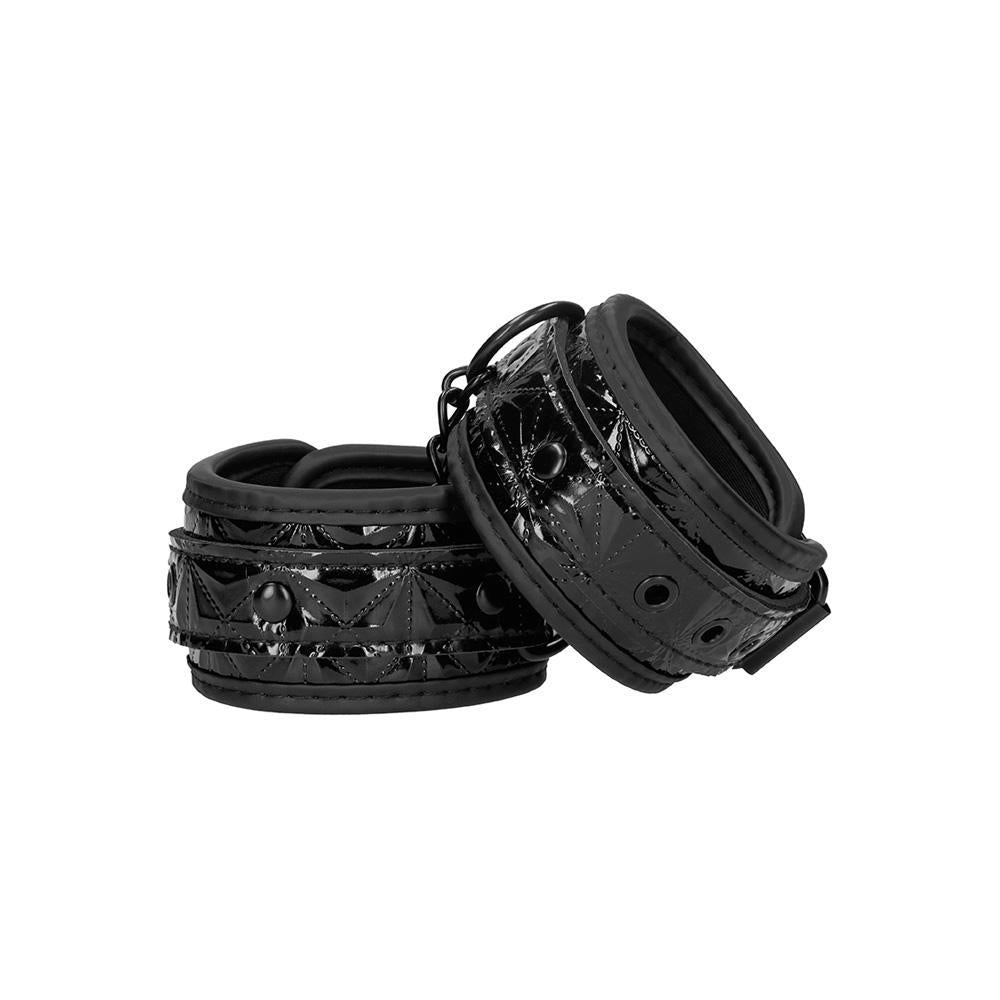 Ouch Luxury Hand Cuffs - Black - Temptations