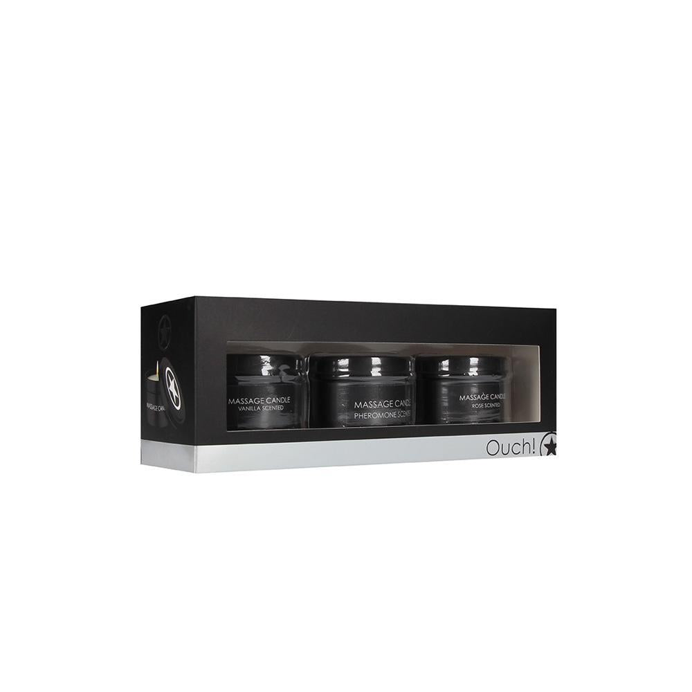 Ouch! Massage Candle Set 3 Pieces - Temptations