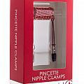 Ouch Pincette Nipple Clamps - Red - Temptations