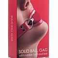 Ouch Solid Ball Gag - Red - Temptations