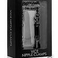 Ouch Vice Nipple Clamps - Black - Temptations
