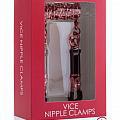 Ouch Vice Nipple Clamps - Red - Temptations