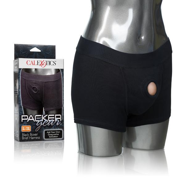 Packer Gear Black Boxer Brief Harness Xl/2Xl - Temptations