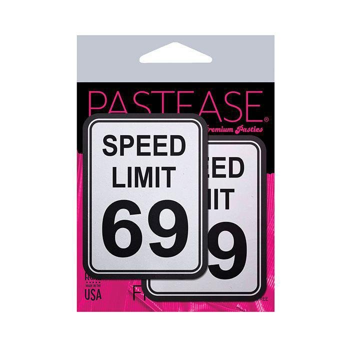 Pastease Premium Speed Limit 69 - White/Black O/S - Temptations