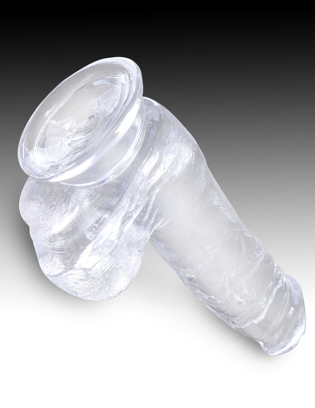 King Cock Clear 6" Cock With Balls