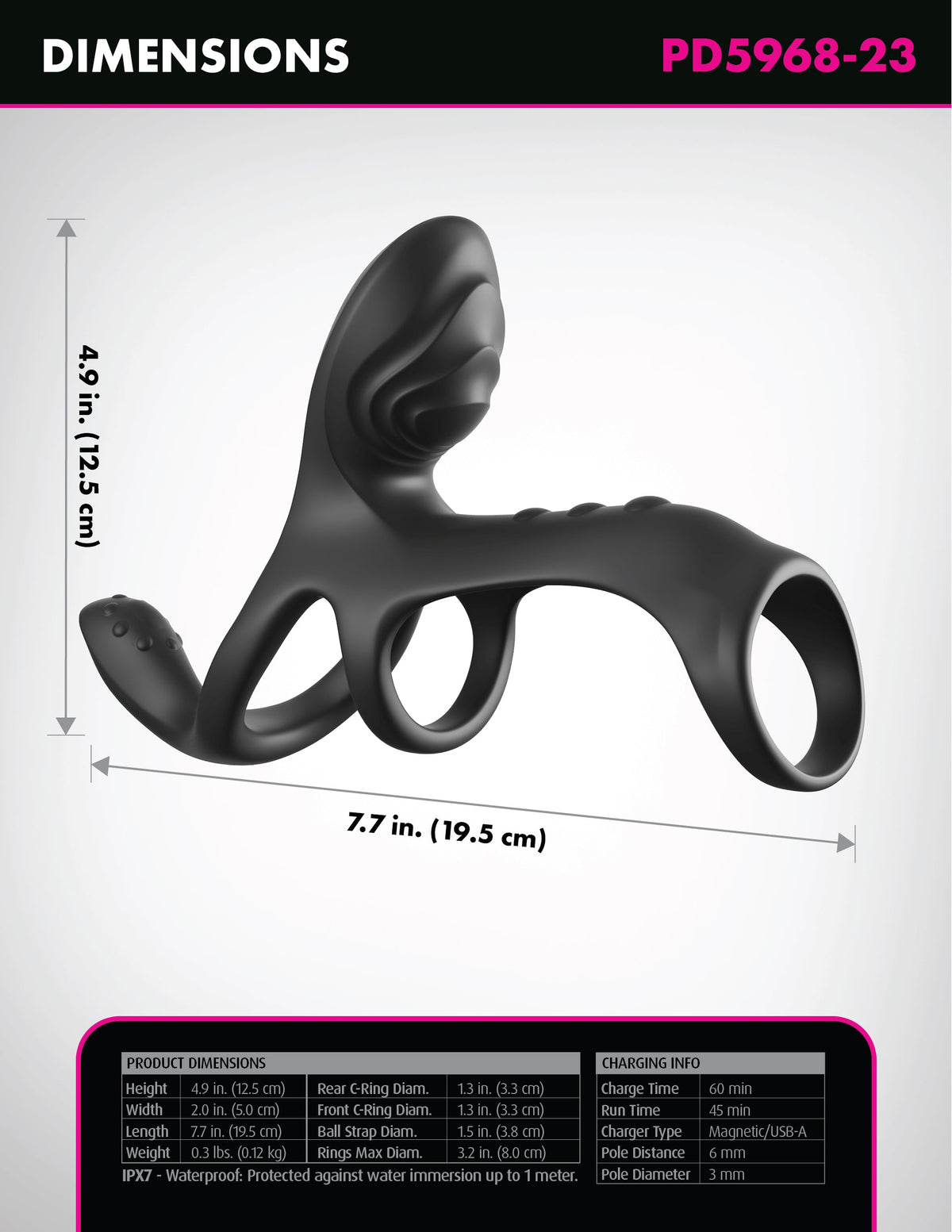Fantasy C-Ringz Ultimate Couples Cage Max Black