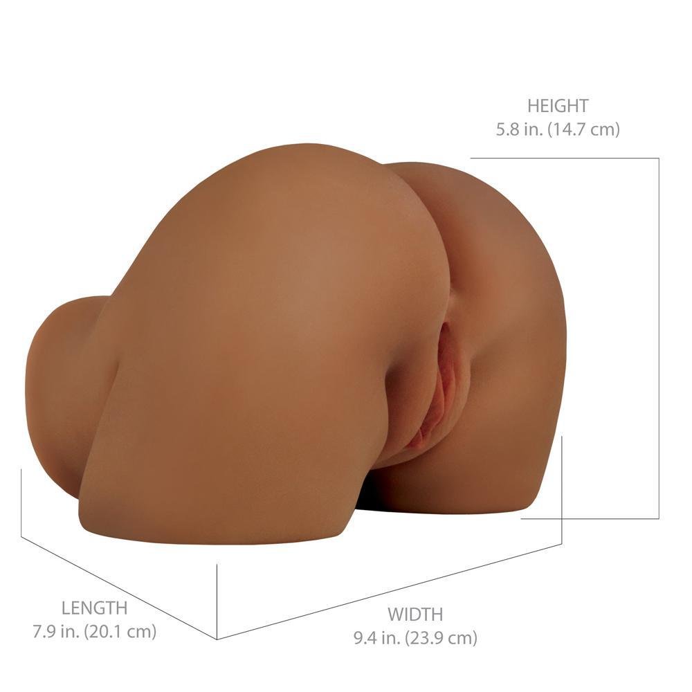 Pdx Elite Shake That Ass Vibrating Mega Masturbator Brown - Temptations