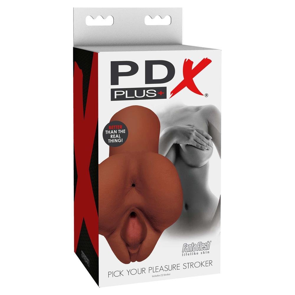 Pdx Plus Pick Your Pleasure Stroker Brown - Temptations