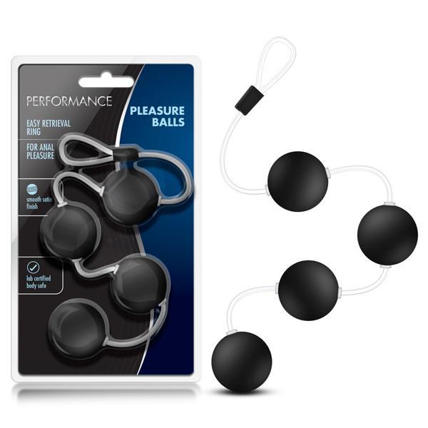 PERFORMANCE PLEASURE BALLS BLACK - Temptations