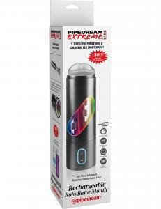 PIPEDREAM EXTREME TOYZ RECHARGEABLE ROTO - BATOR MOUTH - Temptations