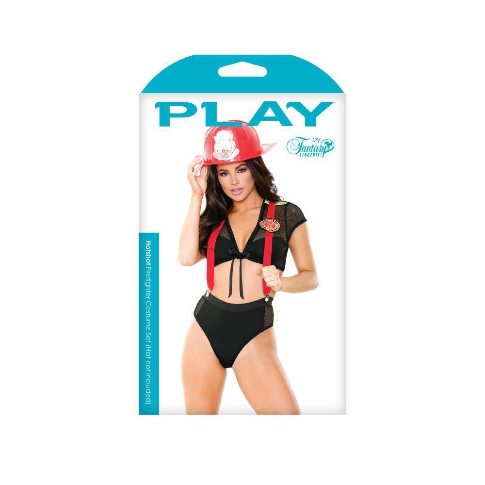Play Hotshot Firefighter Costume Set - M/L Boxed - Temptations