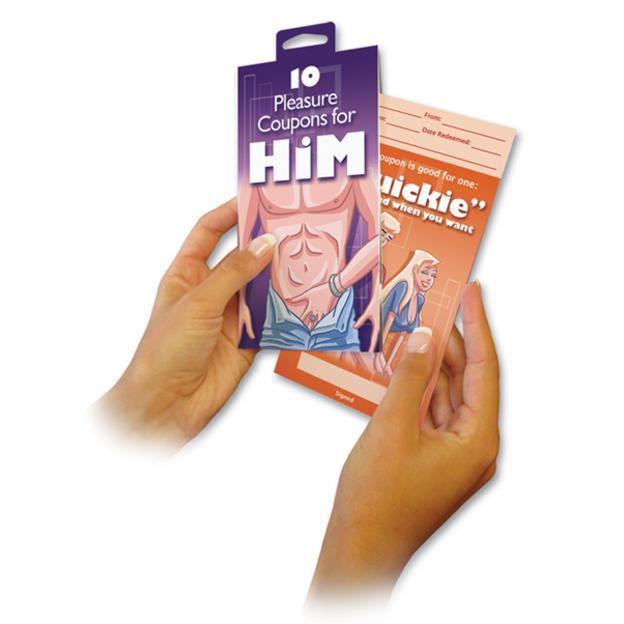 PLEASURE COUPONS FOR HIM - Temptations