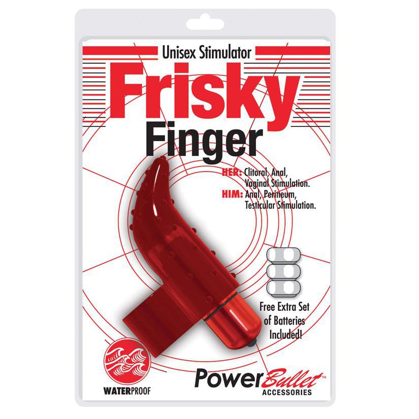 PowerBullet Frisky Finger - Red 2.5" - Temptations