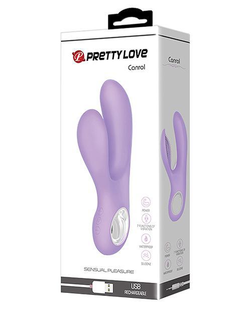 Pretty Love Canrol Nubby Rabbit Vibe - 7 Function Pastel Purple - Temptations