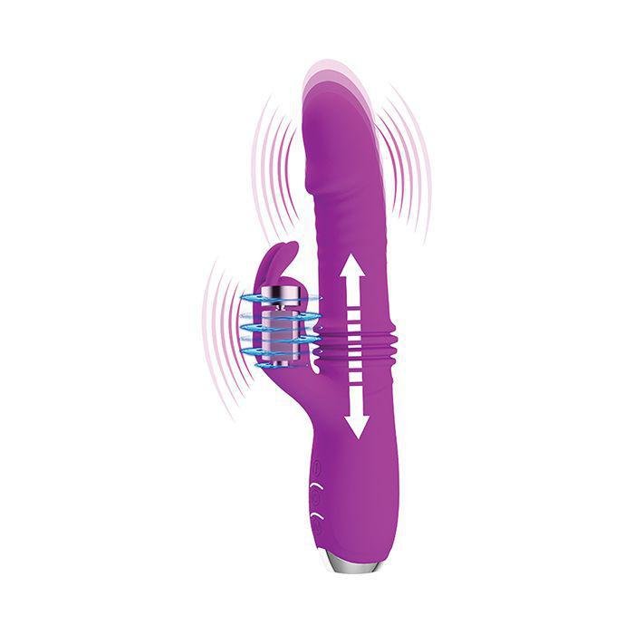 Pretty Love Dorothy Thrusting Rabbit - Fuchsia - Temptations