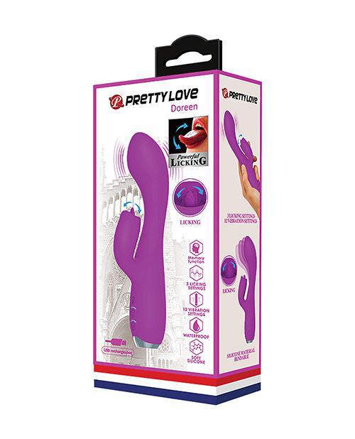 Pretty Love Gloria Licking Rabbit - Fuchsia - Temptations