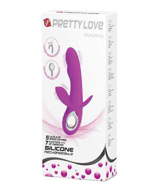 Pretty Love Humphrey Bendable Front & Back Rabbit - Fuchsia - Temptations