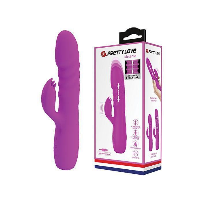 Pretty Love Melanie Thrusting Rabbit - Fuchsia - Temptations
