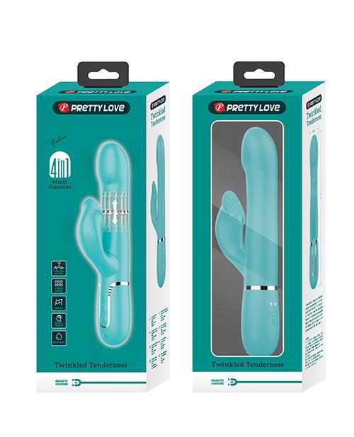 Pretty Love Twinkled Tenderness Fabin Rolling Ball Rabbit - Aqua - Temptations