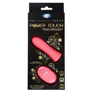 PRO SENSUAL POWER TOUCH BULLET W/ REMOTE CONTROL PINK - Temptations