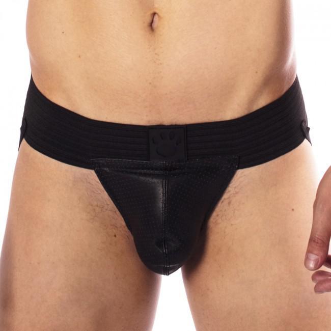 Prowler RED Hole Punch Jock Black Medium - Temptations