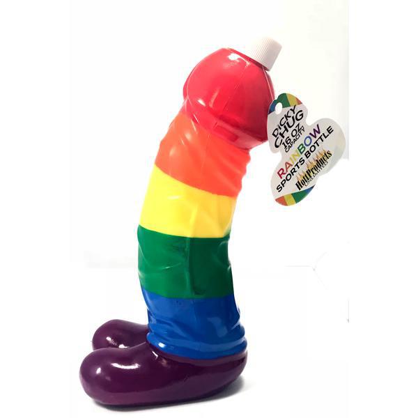 Rainbow Dicky Chug Sports Bottle - Temptations