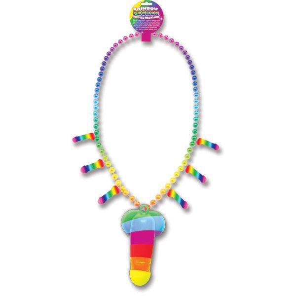 Rainbow Pecker Whistle Necklace - Temptations