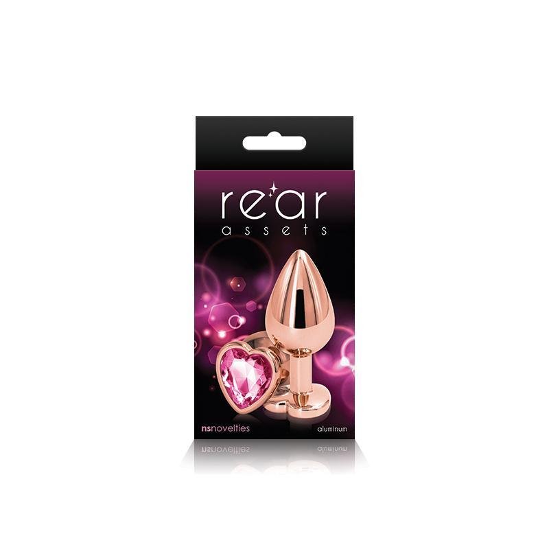 Rear Assets Rose Gold Heart Medium - Temptations