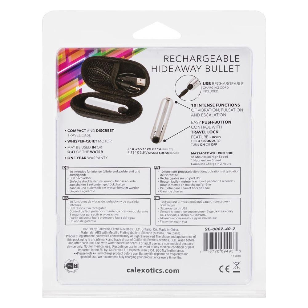 Rechargeable Hideaway Bullet Silver - Temptations