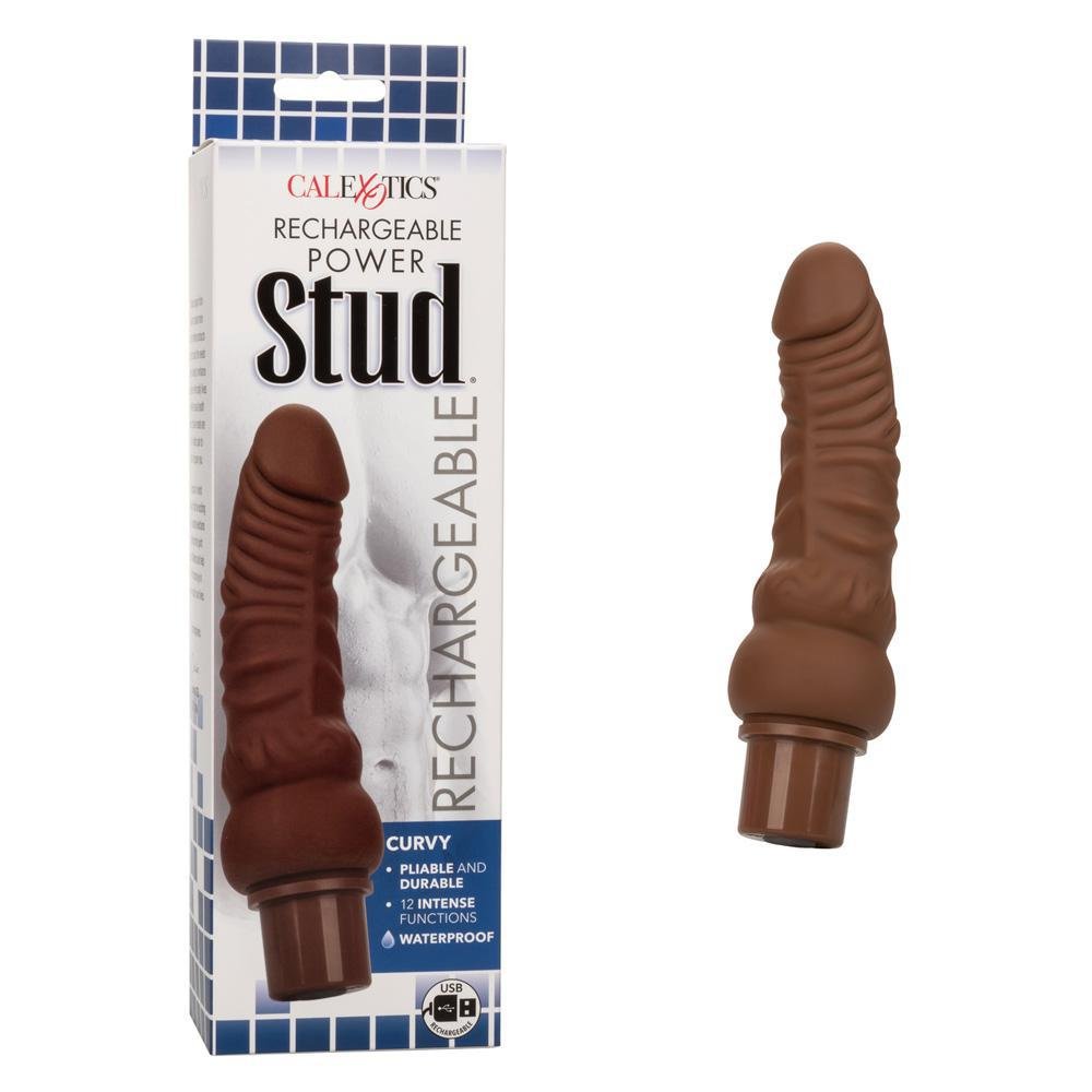 Rechargeable Power Stud Curvy Brown - Temptations