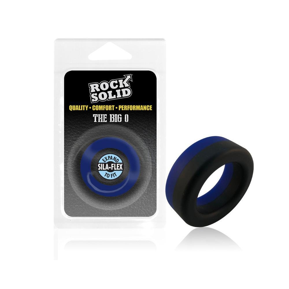 Rock Solid Big O Ring Black/ Blue - Temptations