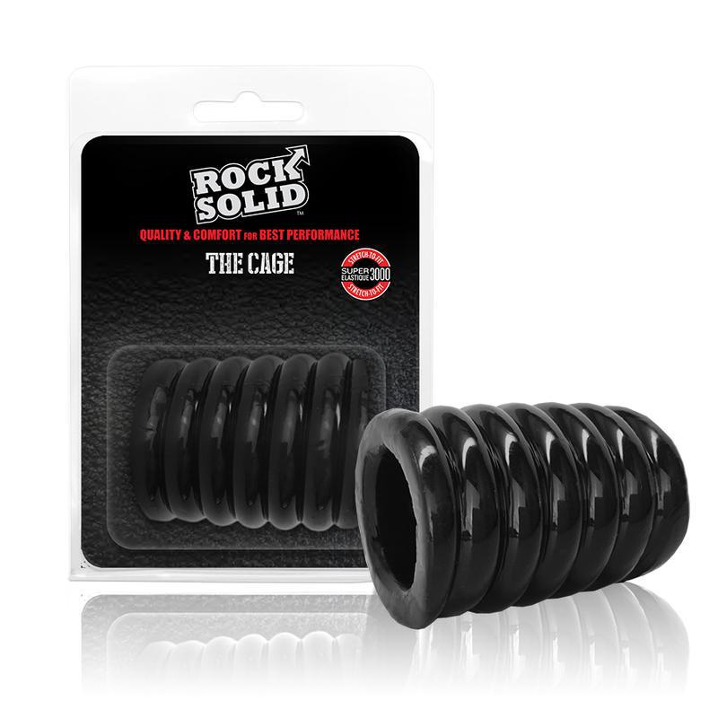 Rock Solid Cage Black, Clamshell - Temptations