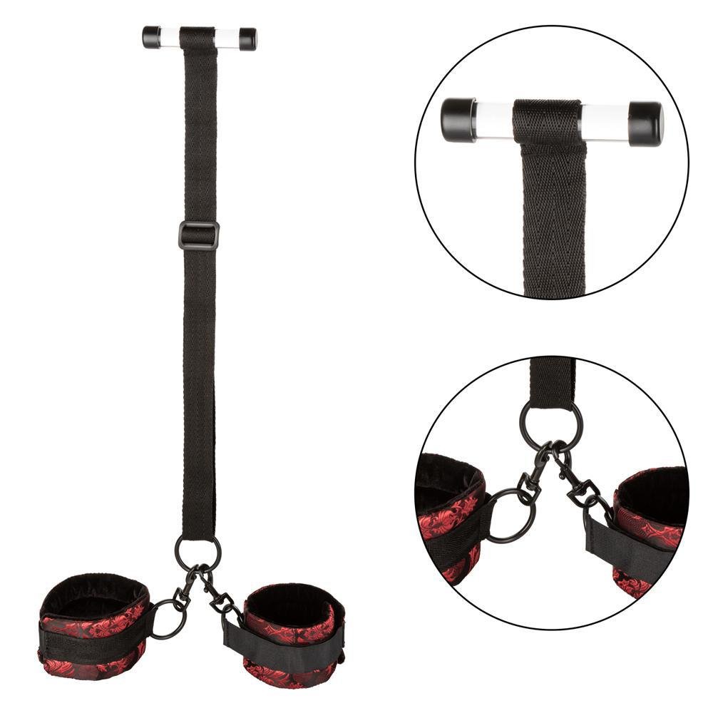 Scandal Over The Door Cuffs Red - Temptations