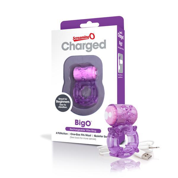 Screaming O Charged Big O Ring Purple - Temptations