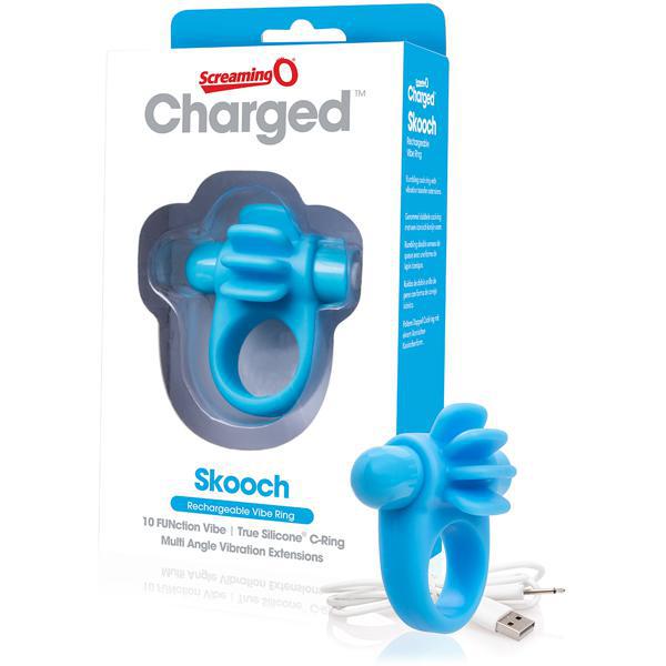 Screaming O Charged Skooch Ring Blue Discounted - Temptations