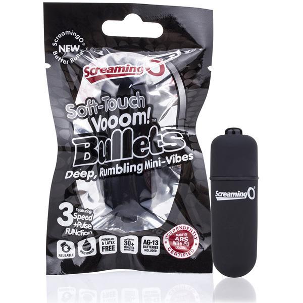 Screaming O Soft Touch Vooom Bullet Black - Temptations