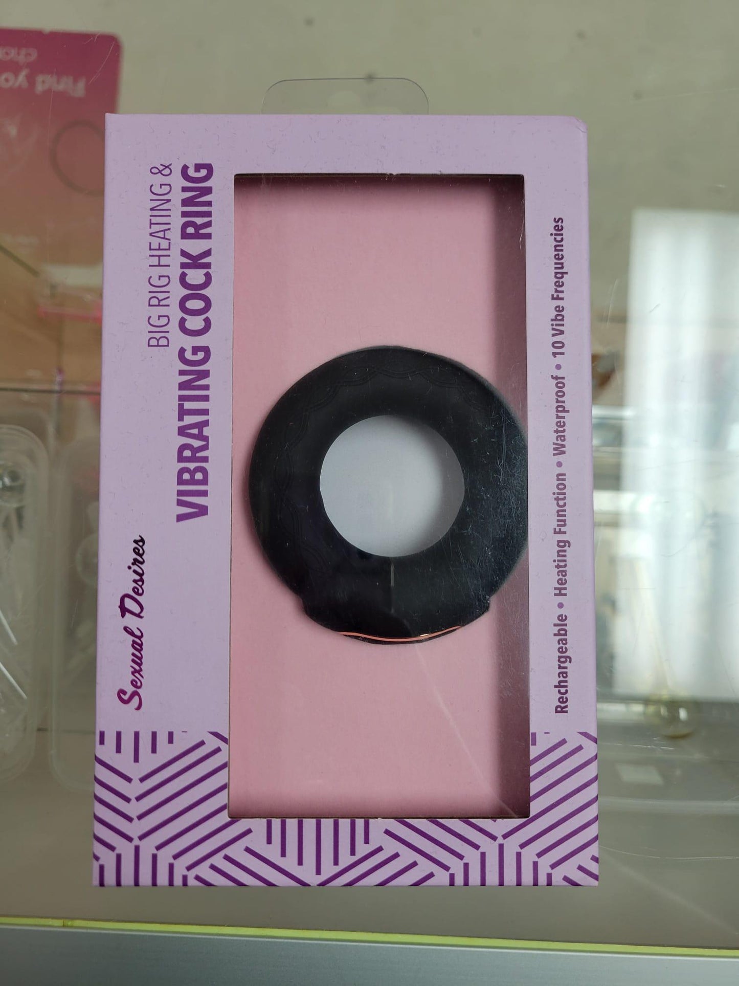 SDD Big Rig Heating Vibrating Cock Ring - Temptations