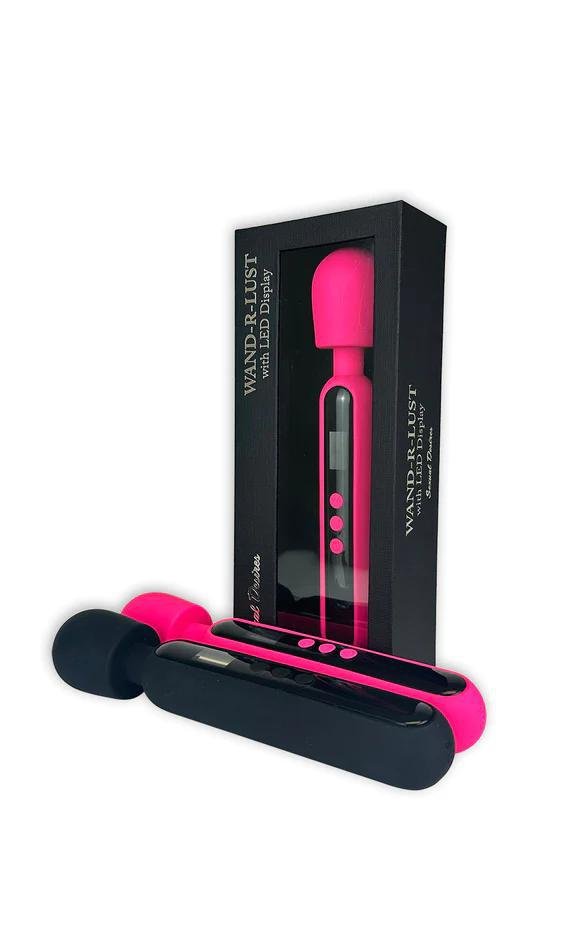 SDD Wand - r - Lust with LED Display (4 Intensities & 10 Modes) Single - Temptations