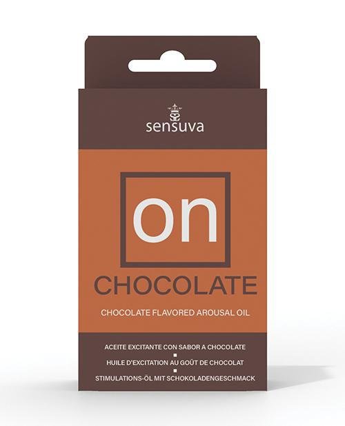 Sensuva ON Chocolate Arousal Oil 5ml Bottle Medium Box - Temptations