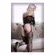 SF Dark Heart Teddy Gartered Bodystocking - Temptations